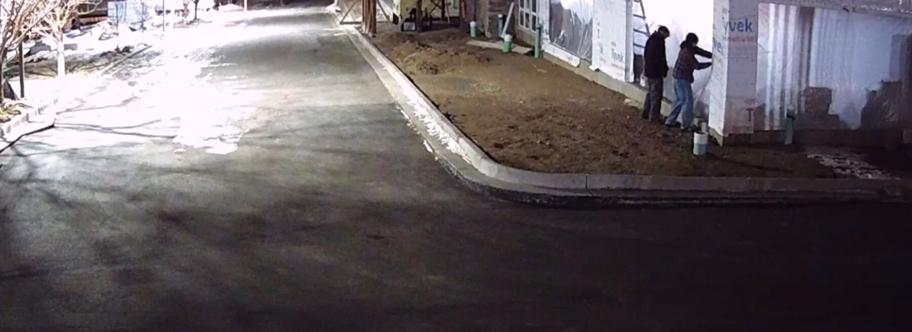 Trespassers caught in unfinished houses construction